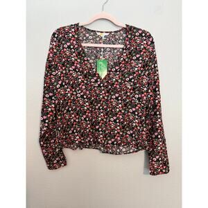 Boden Floral Blouse NWT